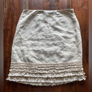 Tommy Bahama Linen Skirt - 0